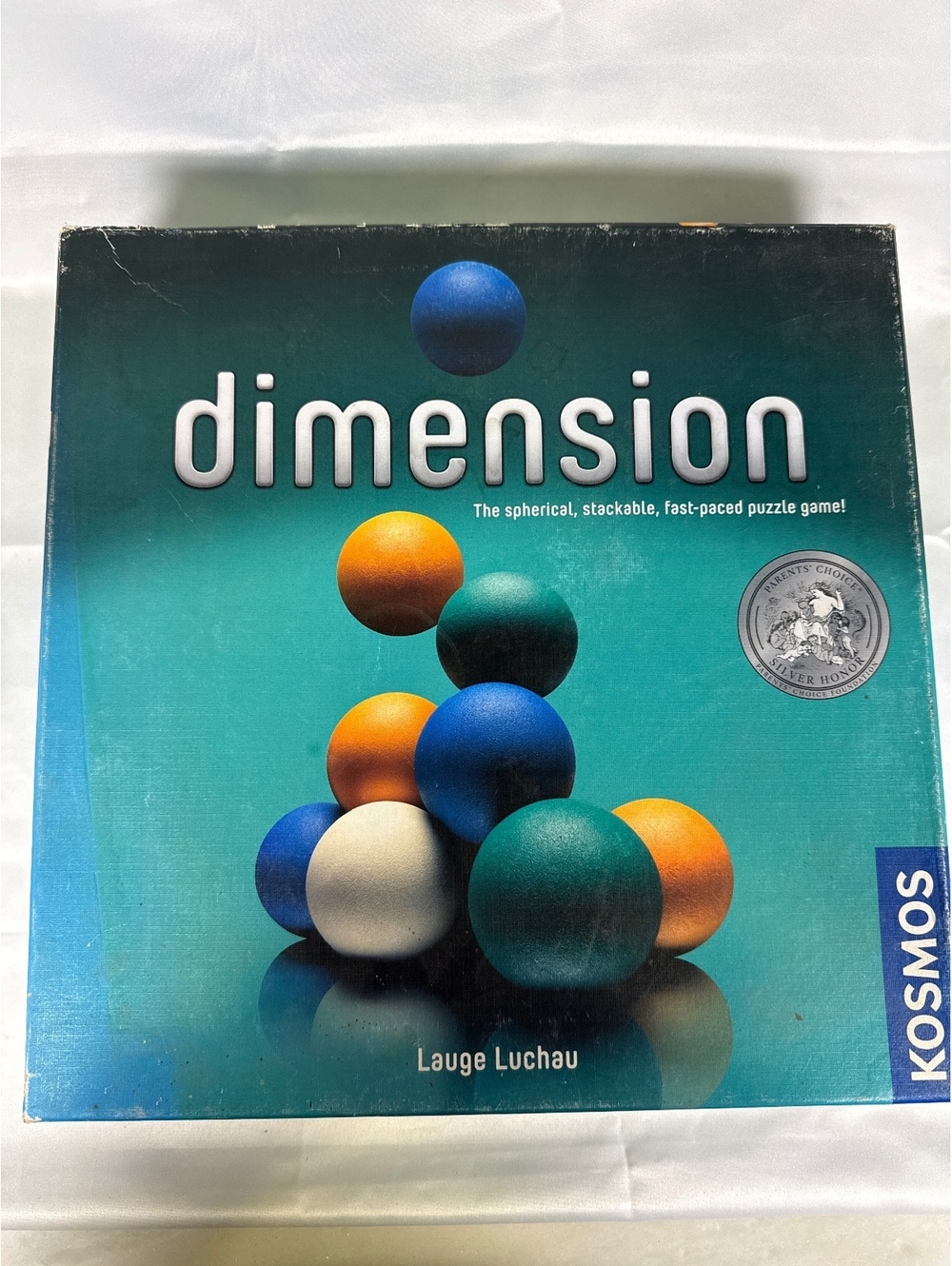 Dimension Board Game by Lauge Luchau - Spherical, Stackable Puzzle Game